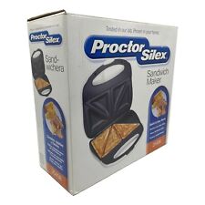 Nueva caja abierta Proctor Silex Tostadora Sandwich Maker prensa para panini parrilla antiadherente, usado segunda mano  Embacar hacia Argentina