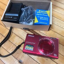 Câmera Digital Nikon Coolpix S6200 16.0MP - Vermelha - Testada comprar usado  Enviando para Brazil