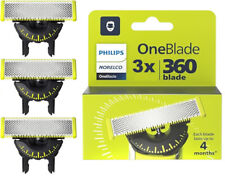 100% Original 3x Philips OneBlade 360 Ersatzklinge OneBlade QP410/50 3er-Pack comprar usado  Enviando para Brazil