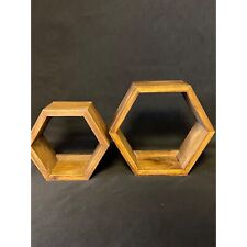 Wooden shelves hexagon for sale  Hickory Hills