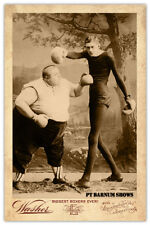FAT BOY & SKINNY MAN BOXE MATCH ca.1875 PT Barnum Circus Sideshow  comprar usado  Enviando para Brazil
