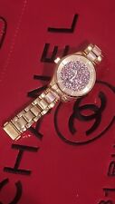 Invicta relógio de quartzo feminino anjo cristal rosa e mostrador ouro rosa Bling comprar usado  Enviando para Brazil