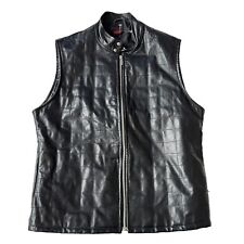 Leather vest black d'occasion  Expédié en Belgium