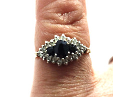 9ct Gold Ring Blue Sapphire Size J 1/2 - 9ct Yellow Gold for sale  Shipping to South Africa