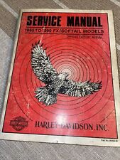 1985-1990 Harley Davidson FX Soft Tail Softail Shop Manual de Serviço de Reparo comprar usado  Enviando para Brazil