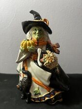 Fitz & Floyd Halloween Harvest Witch Cannister Cookie Jar RARE 5245722 for sale  Shipping to South Africa