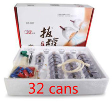 32 Cans/12 Cans Vacuum Cupping Kit Pull Out Vacuum Therapy Relaxation Massager, used for sale  Shipping to South Africa