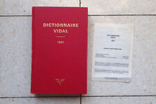 Dictionnaire vidal medicaments d'occasion  Chauny