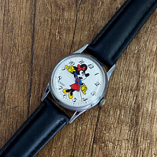 W.D.P. Disney Clásico Mickey Mouse Señalando Manos Reloj Mecánico Hecho en Suiza segunda mano  Embacar hacia Argentina