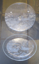 Vgc embossed glass for sale  OXTED
