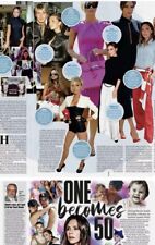 2x Artigos de Jornal Posh Spice Girls 50 Aniversário Victoria Beckham Carreira Reino Unido comprar usado  Enviando para Brazil