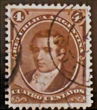 Usado, Argentina - Argentine - 1879 Definitive 4 ¢ Mariano Moreno used (49) - segunda mano  Embacar hacia Argentina