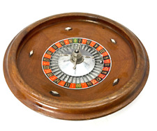 Used, Art Deco 16" Casino Grade Deluxe Wooden Roulette Wheel Great Ball Motion for sale  Shipping to South Africa