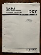 Yamaha DX7 Algoritmo Digital Sintetizador Análise Técnica Vintage Original, usado comprar usado  Enviando para Brazil