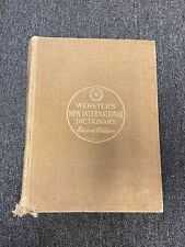 Nuevo diccionario internacional Webster 1947 ~ segunda edición ~ último íntegro, usado segunda mano  Embacar hacia Argentina
