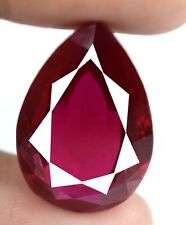 Usado, Piedra preciosa suelta pera natural Birmania rubí 35,80 quilates certificada A16616 producto nuevo segunda mano  Embacar hacia Argentina
