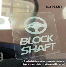 Usado, Adesivi Sticker Auto Moto antifurto BLOCK SHAFT Tuning camion camper gps tracker comprar usado  Enviando para Brazil