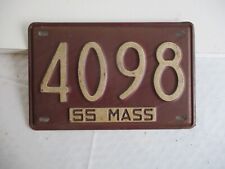 1955 massachusetts license for sale  Bridgewater