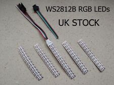 Used, 5 x 12 LED Strips 5V WS2812B 5050 RGB 144/m for Arduino, Rasp Pi, Freepost for sale  Shipping to South Africa