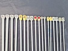 Knitting Needle Vintage Pairs in Metric Sizes - Pick mm Size in 6.5" 10" 12" 14" for sale  Shipping to South Africa