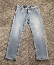 Calça jeans Buck Mason Maverick slim masculina 32X34 mergulho duplo azul comprar usado  Enviando para Brazil