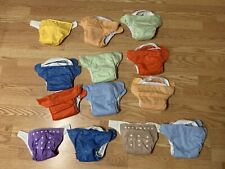 Lot of 13 Bum Genius + Inserts One size all in one organic cotton cloth diapers for sale  Shipping to South Africa
