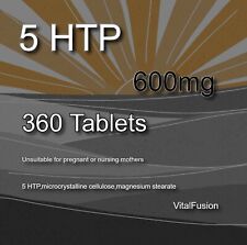 Suplemento 5 HTP 600mg Serotonina Insomnio Avanzado x 360 Tabletas, usado segunda mano  Embacar hacia Argentina