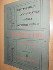 Catalogue soufflet ventilateur d'occasion  Vesoul