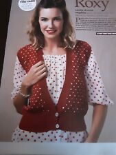 Roxy knitting pattern for sale  HALIFAX