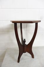 Antigua mesa pequeña de madera con soporte de madera de roble restaurada vintage. segunda mano  Embacar hacia Argentina