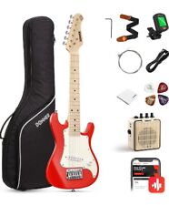 Used, Donner 30” 1/4 Size Electric Guitar Kids/Beginner Kit Bundle Package +Amplifier  for sale  Shipping to South Africa