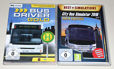 2 PC SPIELE BUNDLE - BUS DRIVER GOLD & CITY BUS SIMULATOR 2010 NEW YORK USEDOM comprar usado  Enviando para Brazil