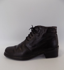 Black leather boots for sale  MANCHESTER