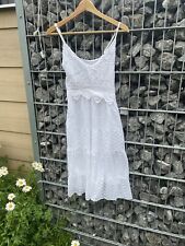 Sommerkleid weiß strandkleid gebraucht kaufen  Alsdorf