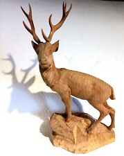 Scultura cervo legno usato  Montesilvano