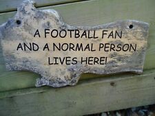 Funny wooden football for sale  TORQUAY