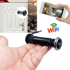 Wireless WiFi Door Peephole Camera Motion Detect Recording for iPhone Smartphone, used for sale  Shipping to South Africa