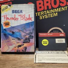 Thunder Blade Sega Master System Ex Aluguel Testado POSTAGEM RASTREADA GRATUITA comprar usado  Enviando para Brazil