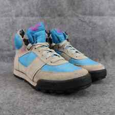 Hi Tec Shoes Womens 8 Hiking Boots Retro Outdoor Active High Top Brown Blue Pink for sale  Shipping to South Africa