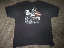Camiseta Harley-Davidson Looney Tunes Biker Bugs Lola Bunny 2015 negra 2 lados 2X segunda mano  Embacar hacia Argentina