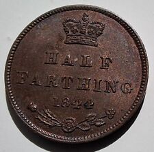 1844 half farthing for sale  BARROW-UPON-HUMBER