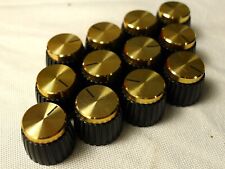 12 pçs botões amplificador preto com tampa de alumínio dourada conjunto parafuso para Marshall AMP comprar usado  Enviando para Brazil