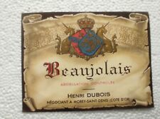 Ancienne etiquette beaujolais d'occasion  Langres