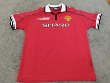 Camiseta Umbro original Manchester United Sharp 1999 XL vintage, usado segunda mano  Embacar hacia Argentina
