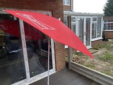 Budweiser parasol 1.7m for sale  RUSHDEN