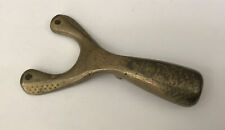 Vintage Gypsy Heavy Brass Dotty Thumbpiece Slingshot Sling Shot Catapult Fishing for sale  NANTWICH