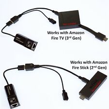 Conector LAN Ethernet e adaptador USB OTG para Amazon Fire Stick 4K ou 2ª geração comprar usado  Enviando para Brazil