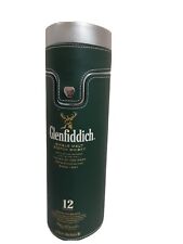 Portabotellas de cuero verde whisky escocés de malta única de 12 años Glenfiddich segunda mano  Embacar hacia Argentina