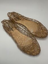 Usado, Sapatos Vivienne Westwood Anglomania + Melissa Glitter Sparkle Flat Jellies comprar usado  Enviando para Brazil