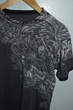 Camiseta Y2K XTREME COUTURE Skulls Adulto Média Compatível com Aflição Curta MMA Etc comprar usado  Enviando para Brazil
